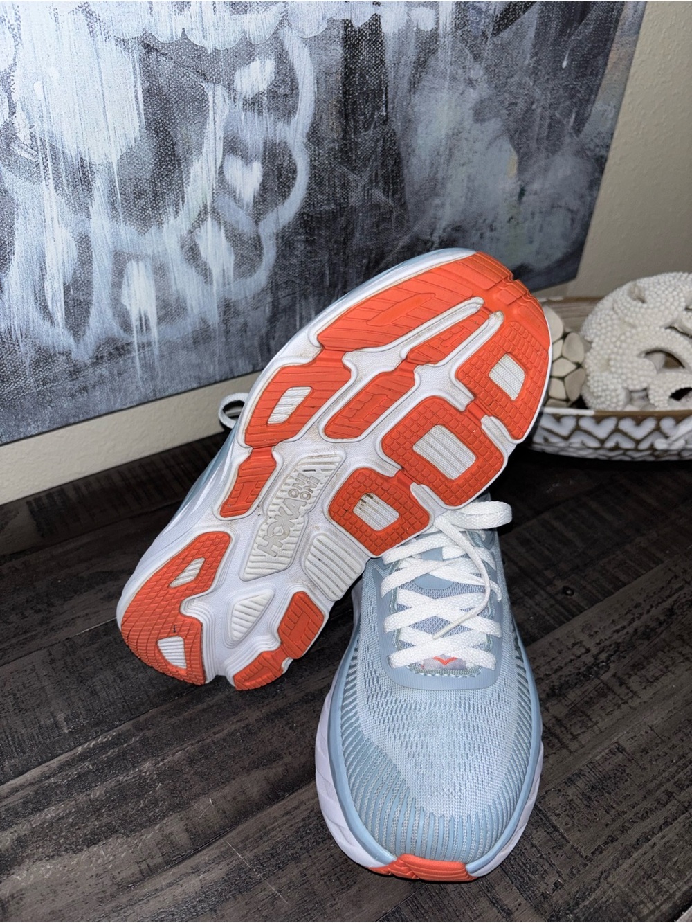 Hoka One One Bondi 7 running shoes WOMENS 7.5 WIDE - Picture 12 of 14